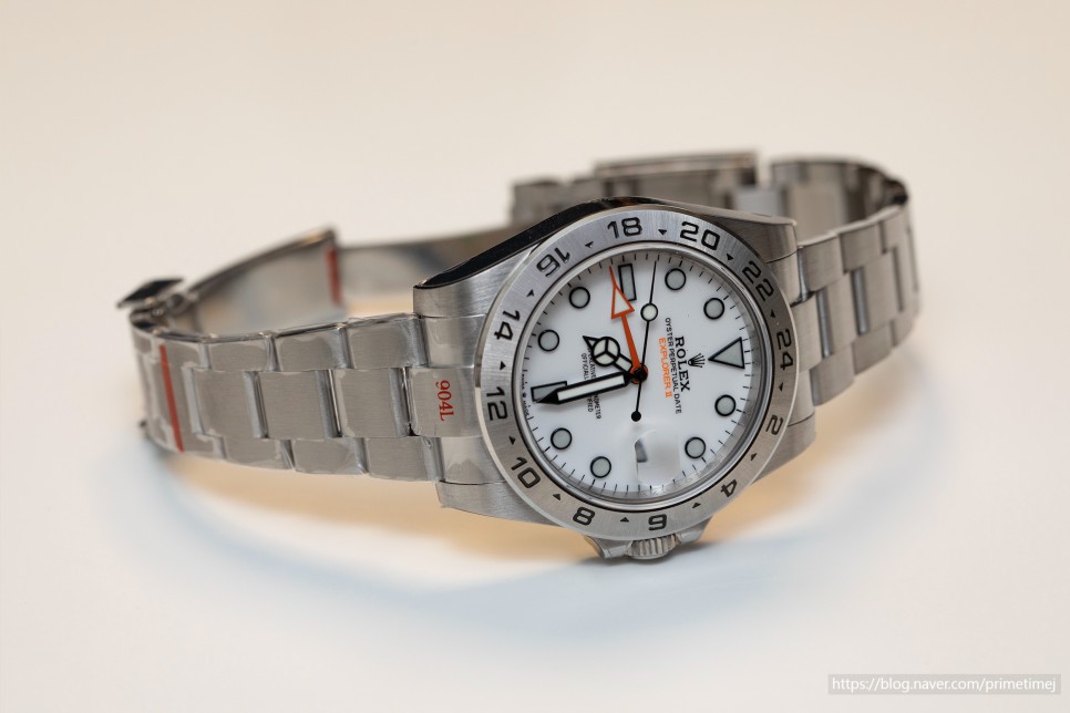 롤렉스 익스플로러2 메인스트림 폴라 화이트 226570 레플리카시계 감별방법 및 리뷰.. How To Spot Fake Rolex Explorer2 226570… 이미지 15
