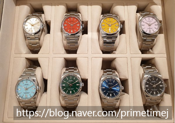 롤렉스 오이스터퍼페츄얼 41 티파니 터콰이즈다이얼 감별포인트 및 리뷰 How To Spot ROLEX Oyster Perpetual Tiffany Turquoi… 이미지 1