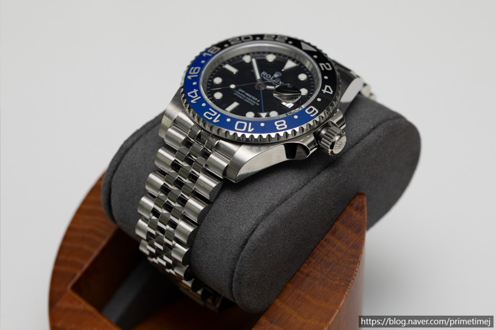 너 되게 쓸만해졌다. 롤렉스 GMT마스터2 배트걸 최신형 레플리카시계 리뷰 VS Rolex GMT Master II Batgirl 126710BLNR 이미지 7