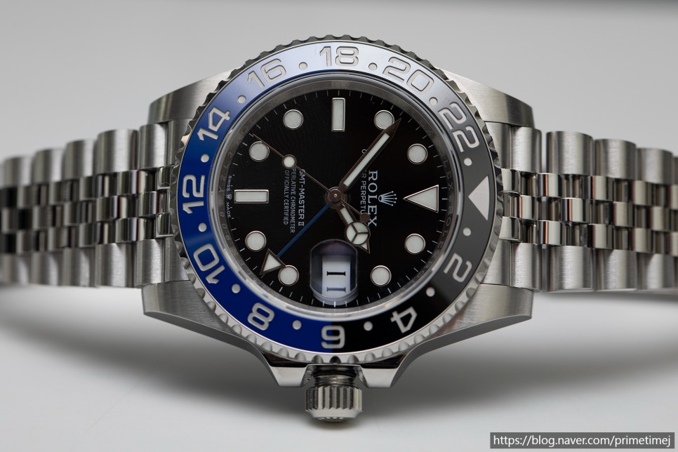 너 되게 쓸만해졌다. 롤렉스 GMT마스터2 배트걸 최신형 레플리카시계 리뷰 VS Rolex GMT Master II Batgirl 126710BLNR 이미지 19