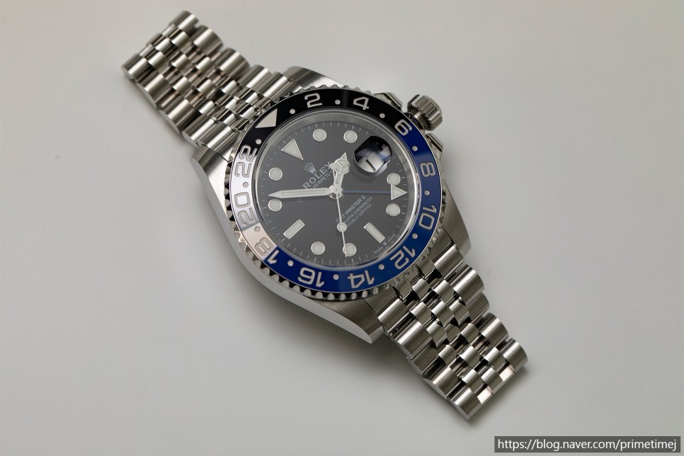 너 되게 쓸만해졌다. 롤렉스 GMT마스터2 배트걸 최신형 레플리카시계 리뷰 VS Rolex GMT Master II Batgirl 126710BLNR 이미지 22