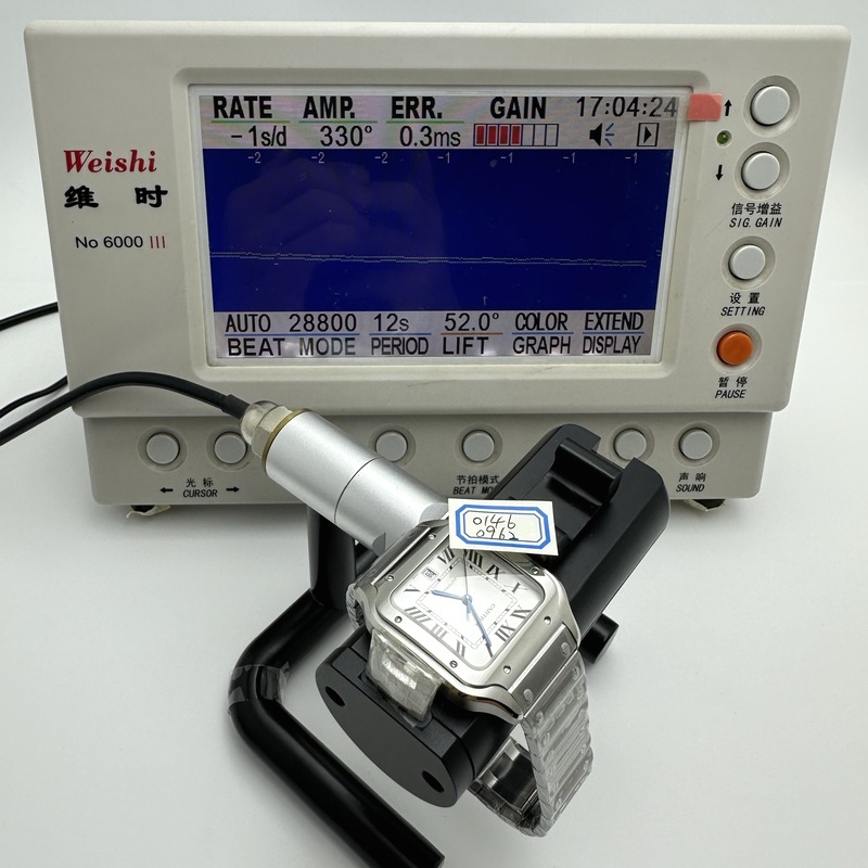 까르띠에 산토스 BV공장 레플리카 시계 출고 전 QC 실물 사진 13